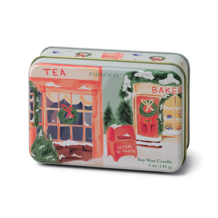 Holiday Tin Candle / Click for Scents