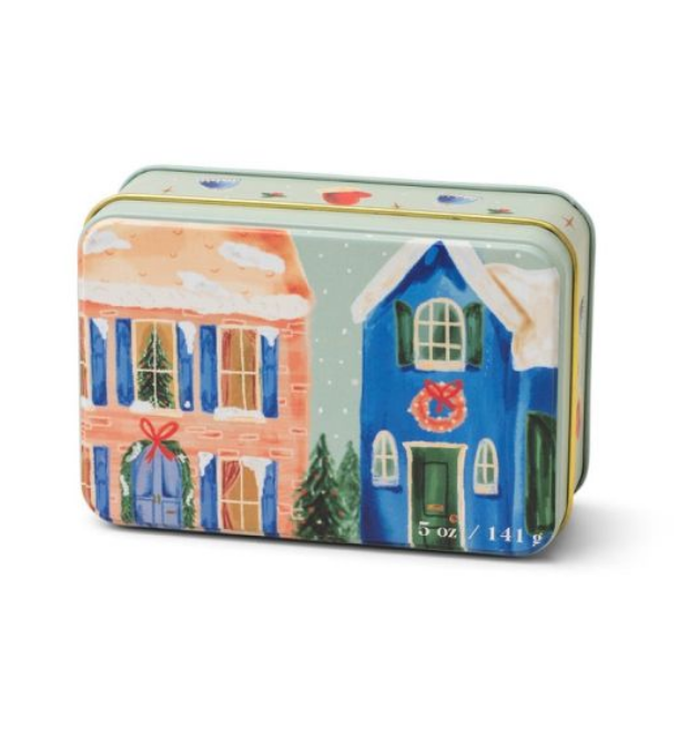 Holiday Tin Candle / Click for Scents