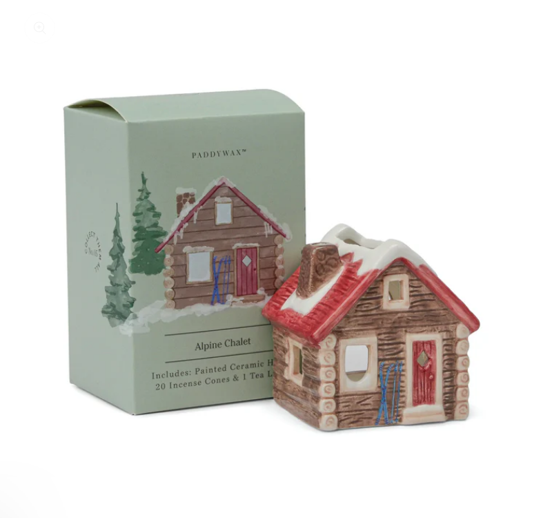 Alpine Chalet Incense House & Tea Light Holder
