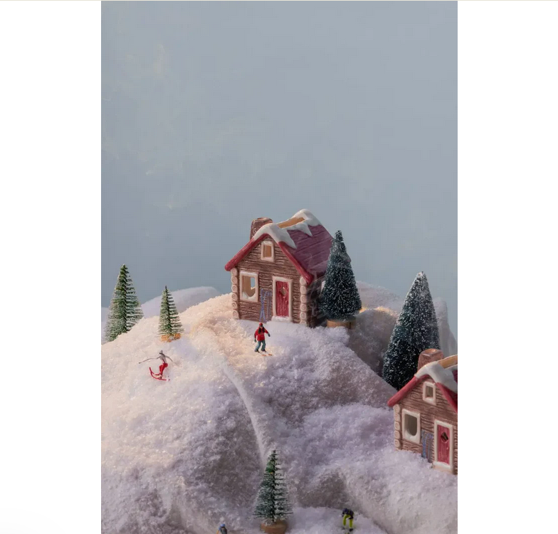 Alpine Chalet Incense House & Tea Light Holder