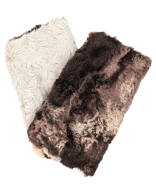 Faux Fur Fingerless Gloves / Click for Colors