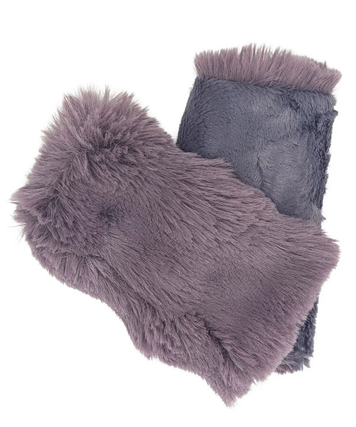 Faux Fur Fingerless Gloves / Click for Colors