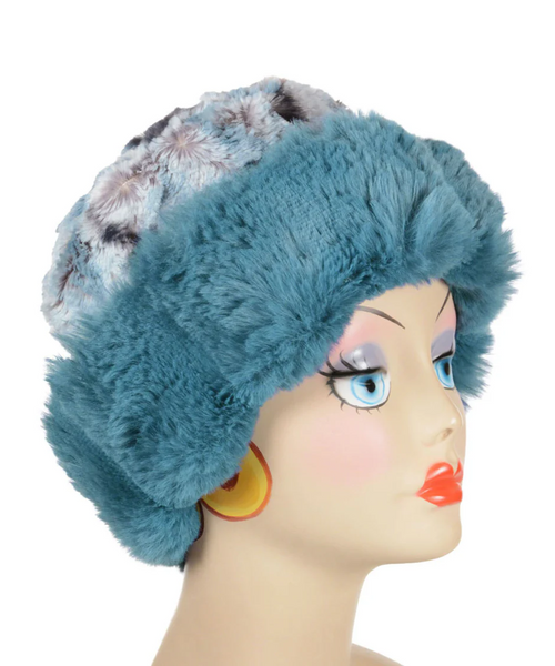 Cuffed Pillbox Hat / Click for Colors