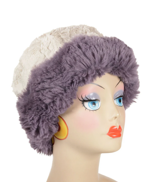 Cuffed Pillbox Hat / Click for Colors