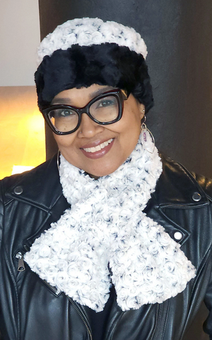 Pandemonium's Faux Fur Pull-Thru Scarf 