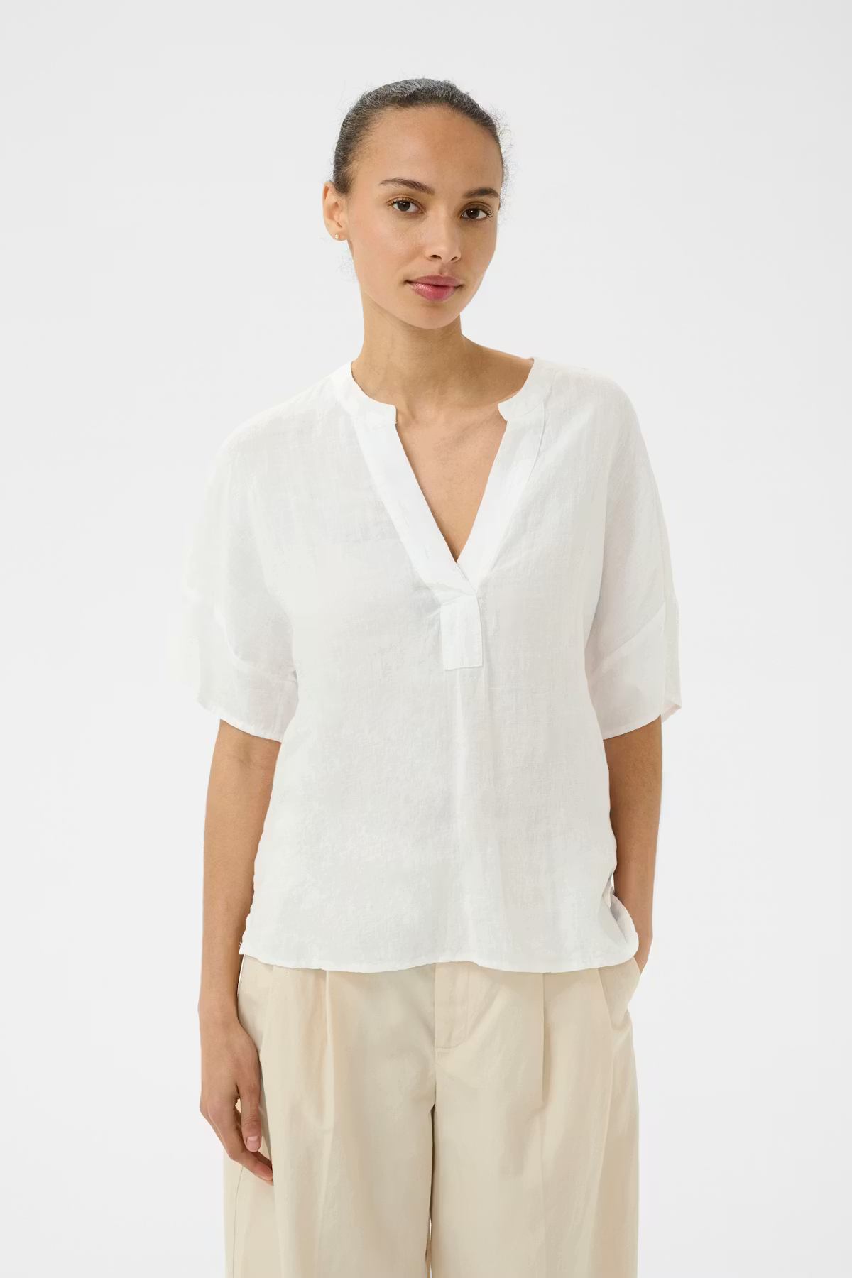 Part Two's Brinnie Blouse in White