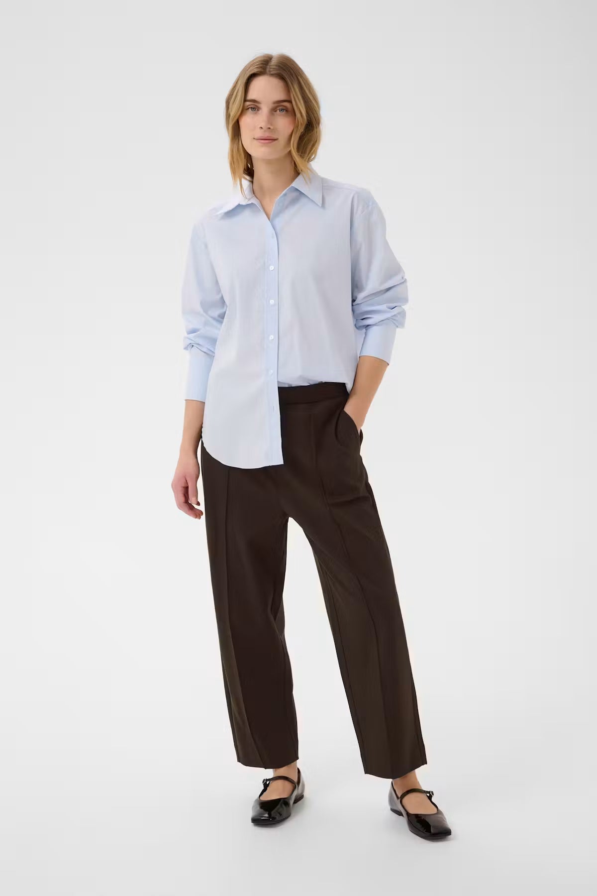 Part Two's Colisa Barrel Pants in Mole