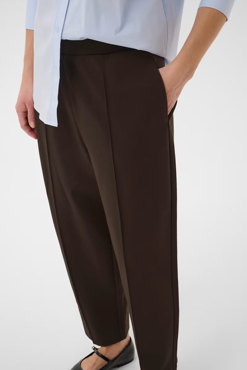 Part Two's Colisa Barrel Pants in Mole