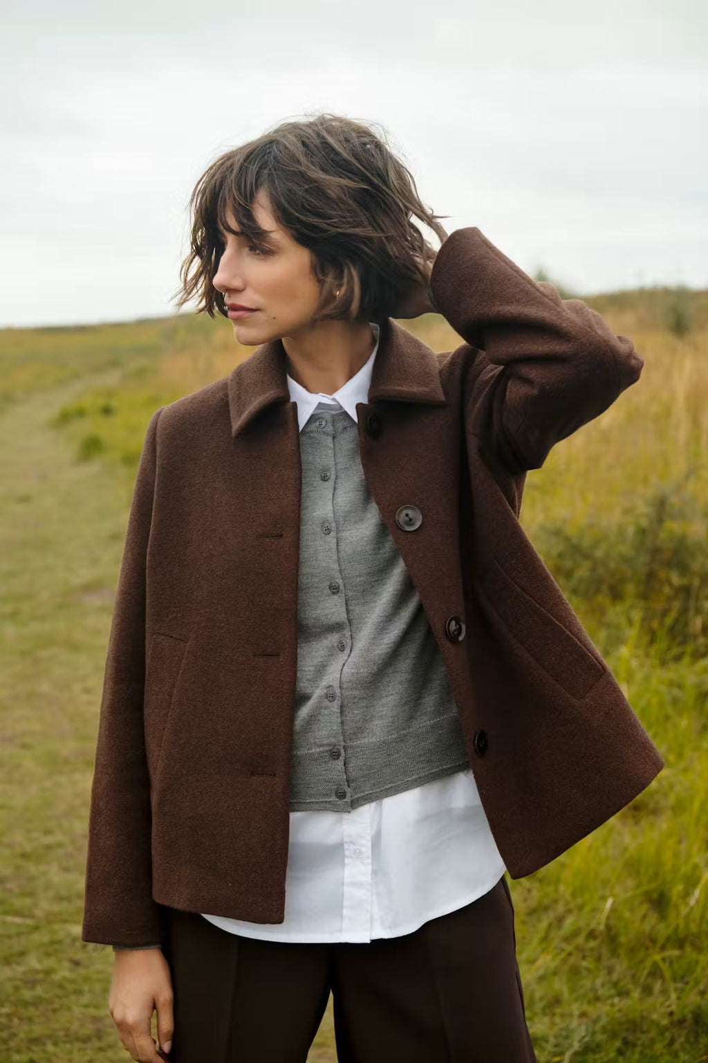 Part Two's Lamilla Coat in Downtown Brown