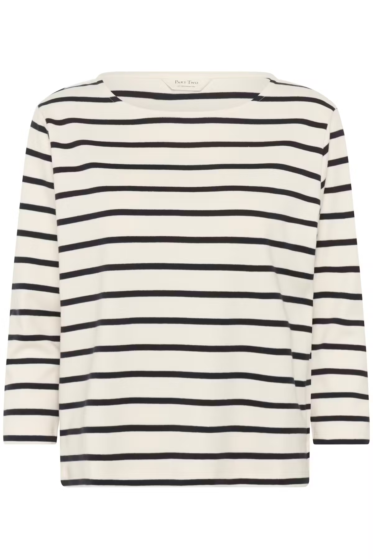 Part Two Nela Tee in Dark Navy Stripe