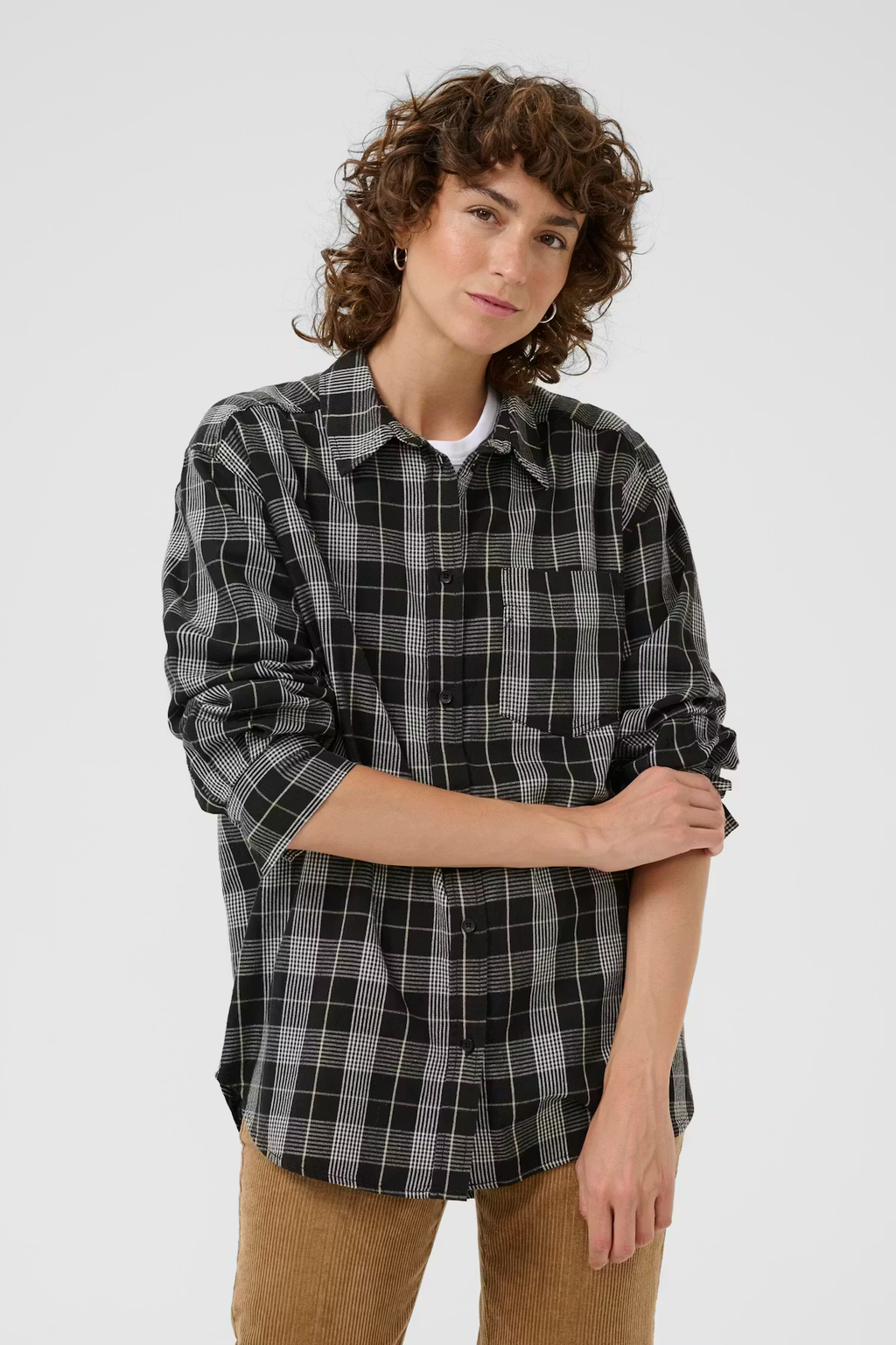 Part Two's Samea Shirt in Black Check