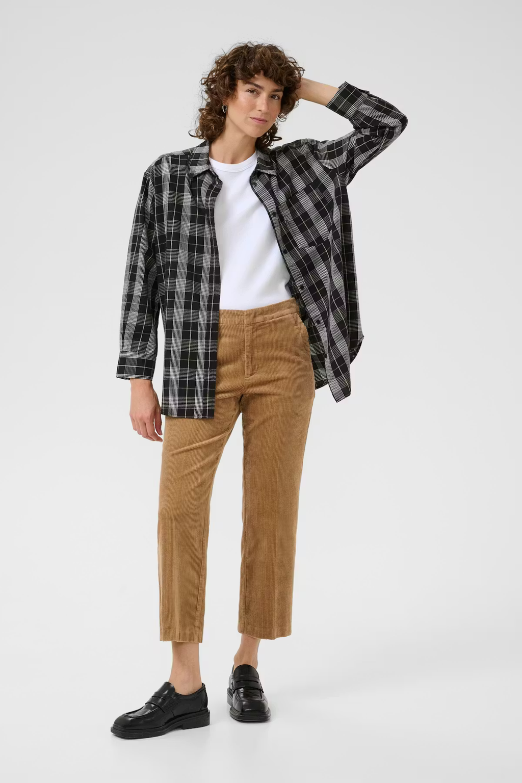 Part Two's Samea Shirt in Black Check