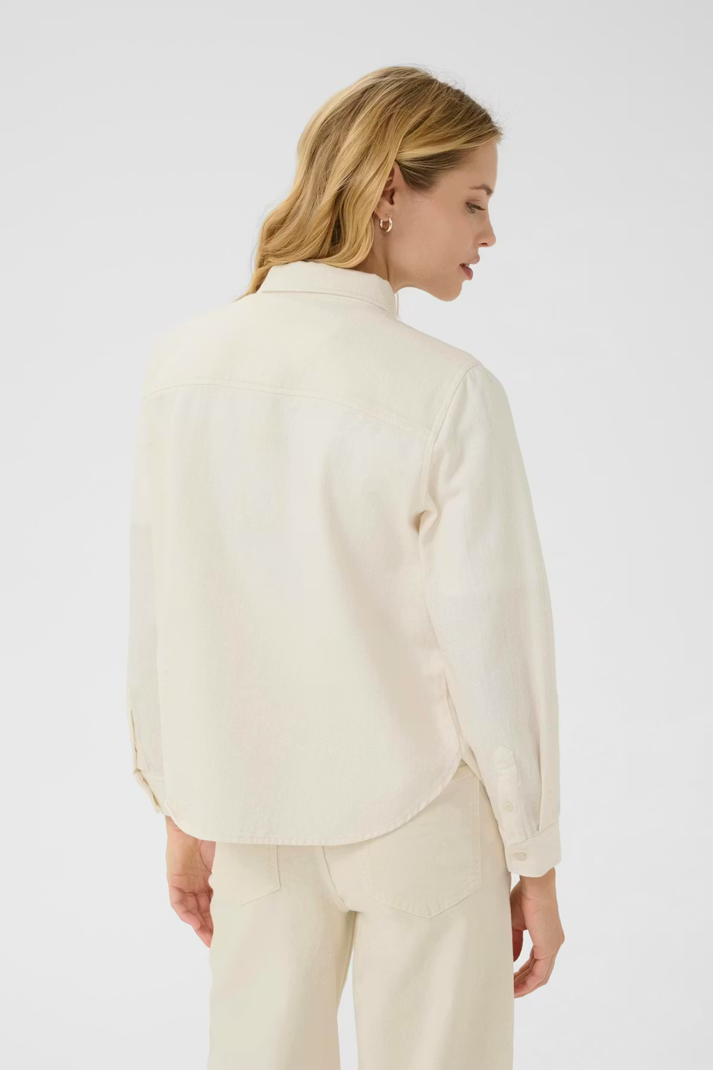 Part Two Sarafia Shirt in Eggnog