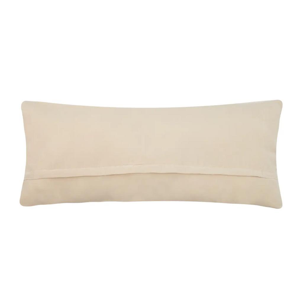 Santa & Three Reindeer Hooked Wool Pillow