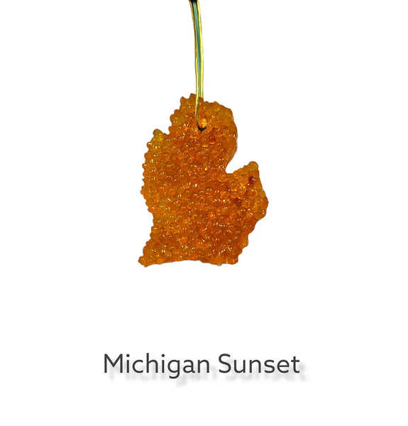 Michigan Mitten Shaped Air Freshener / Click for Scents