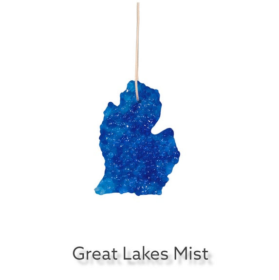 Michigan Mitten Shaped Air Freshener Great Lakes Mist