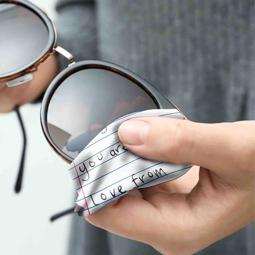 Pikkii Personalized Letter Glasses Cloth
