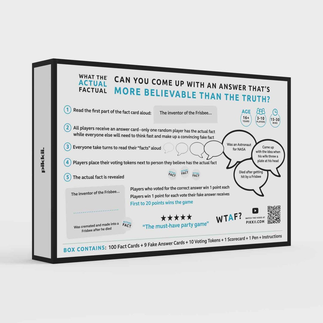 What The Actual Factual Party Game