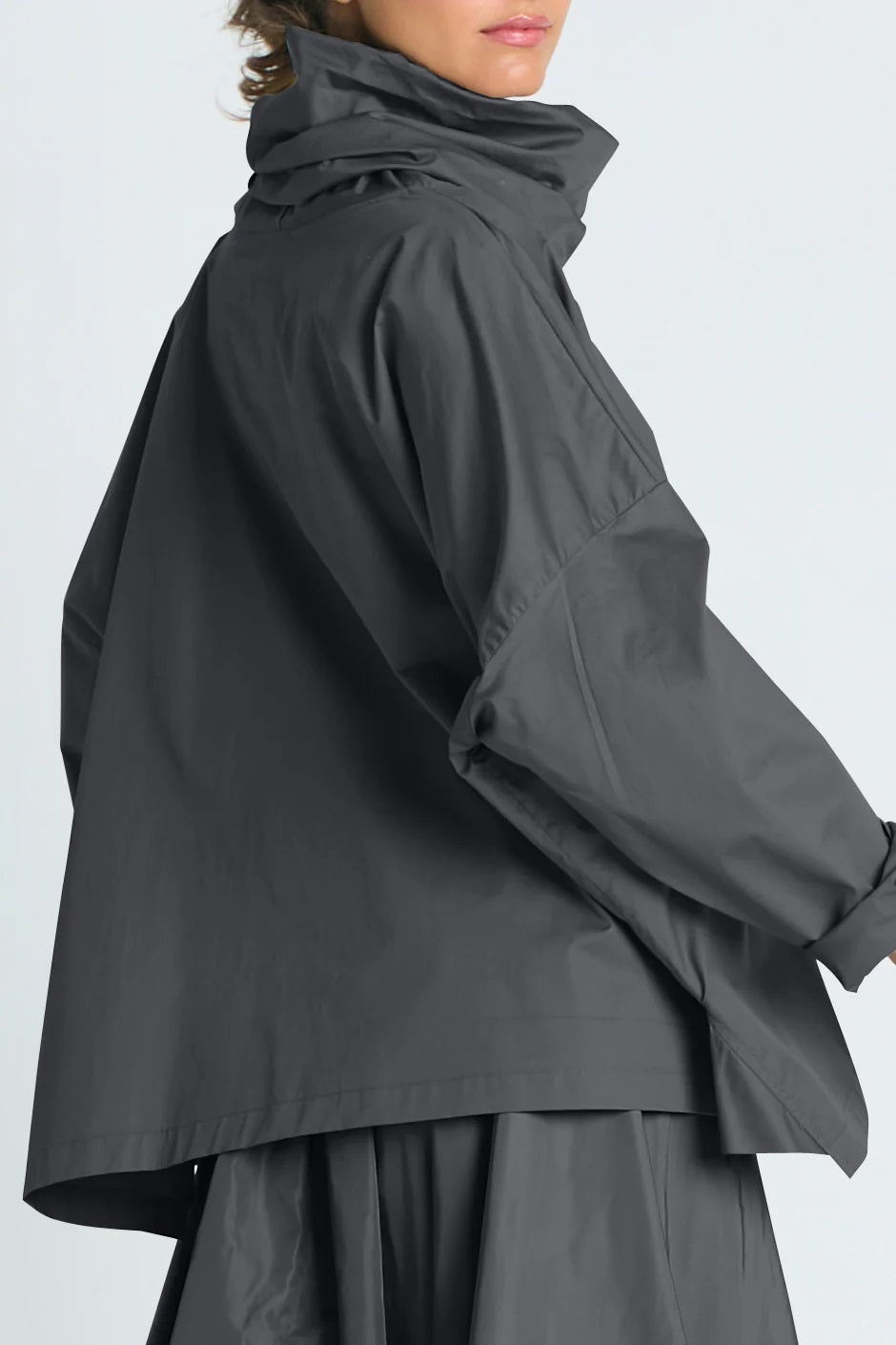 Planet by Lauren G Cotton Cowl Top Cotton Cowl Top in Lava