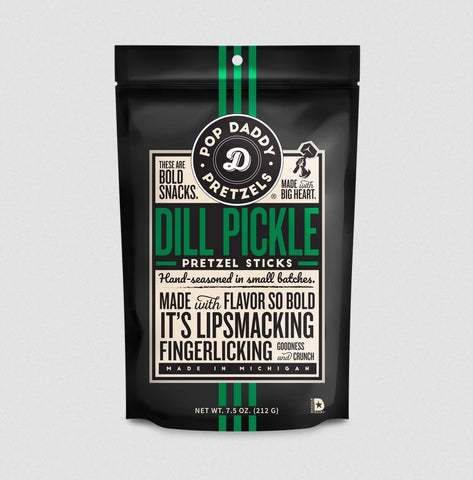 Pop Daddy's Dill Pickle Pretzels