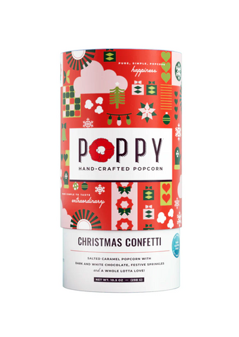 Poppy Christmas Confetti Cylinder