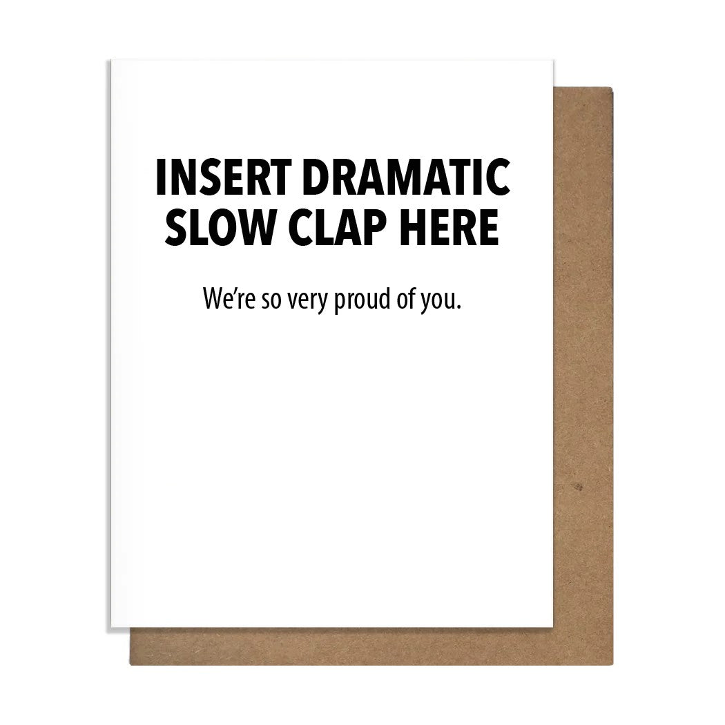 Slow Clap Congratulations Card – Leon & Lulu