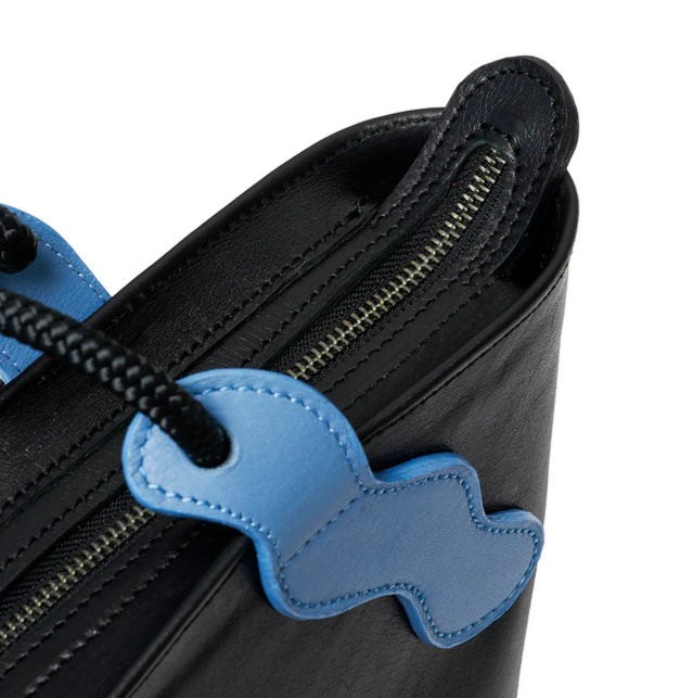 Project Dyad's Emele Bag Black and Sky Blue