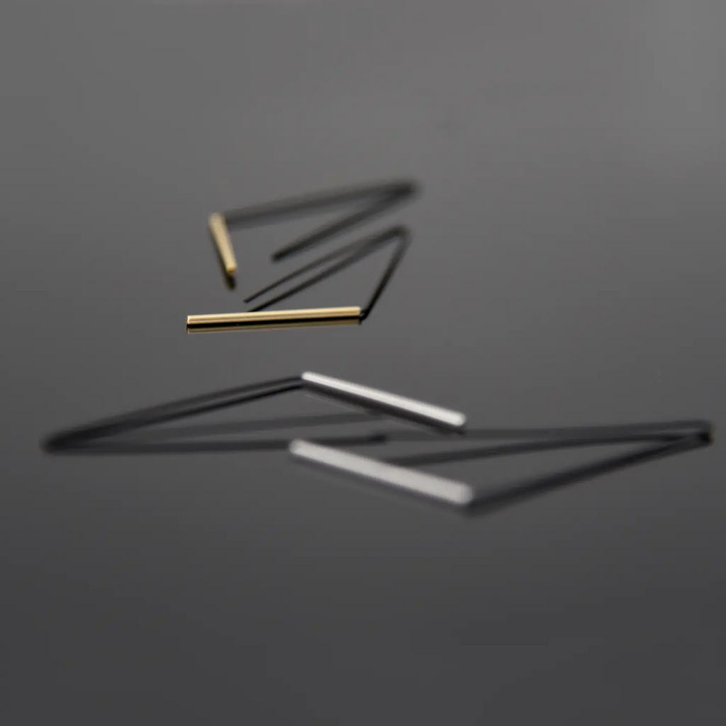 Jagged Hoop Earrings