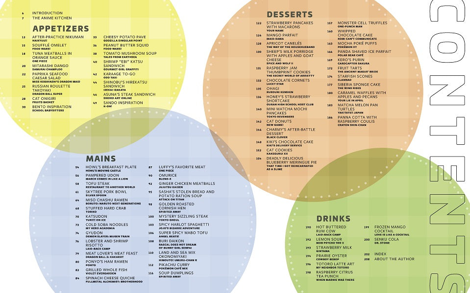 The Anime Chef Cookbook