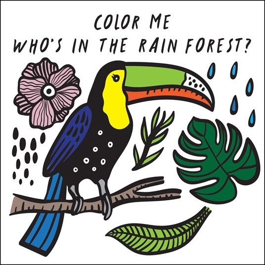 Color Me: Who's In The Rain Forest? Baby's First Bath Book