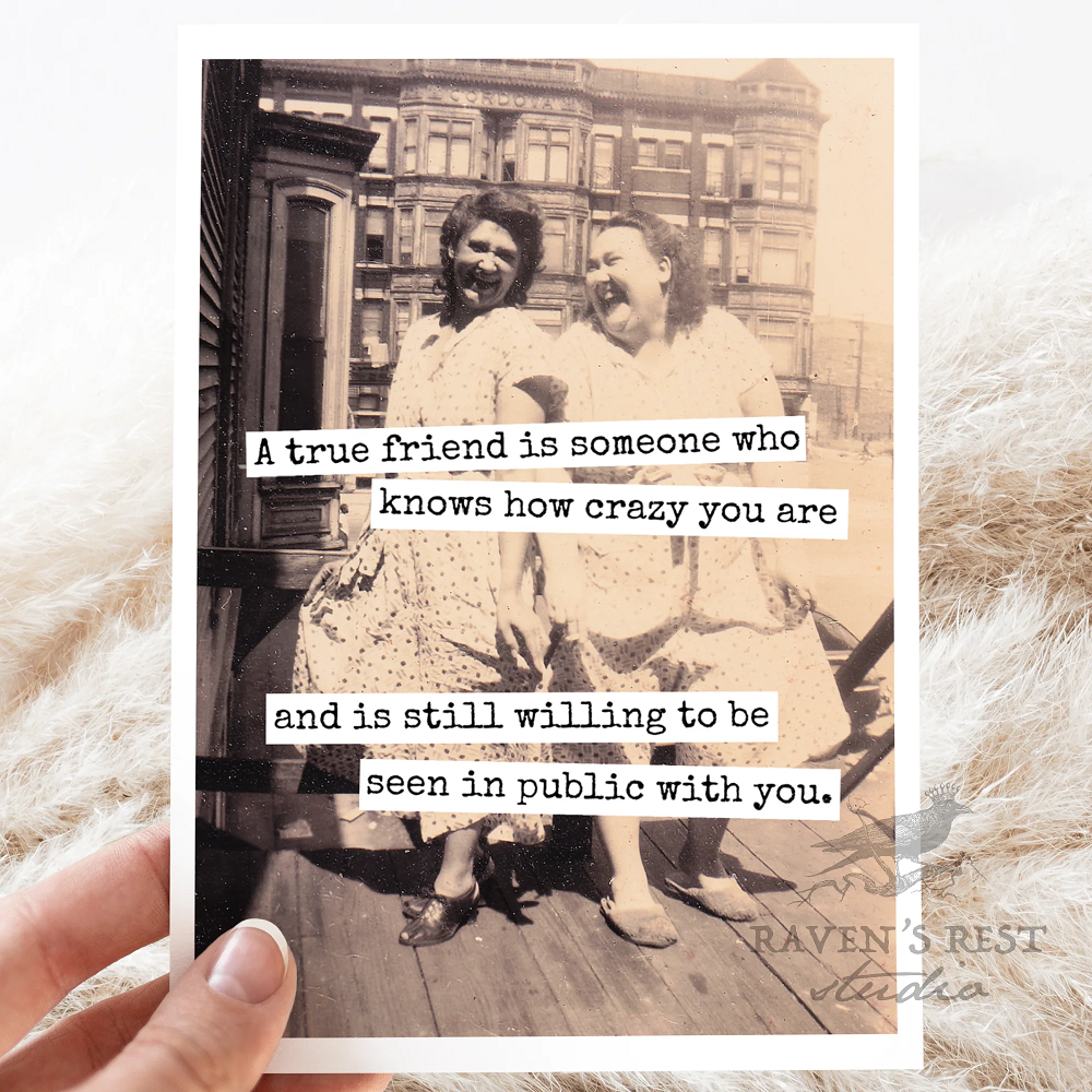 A True Friend Greeting Card