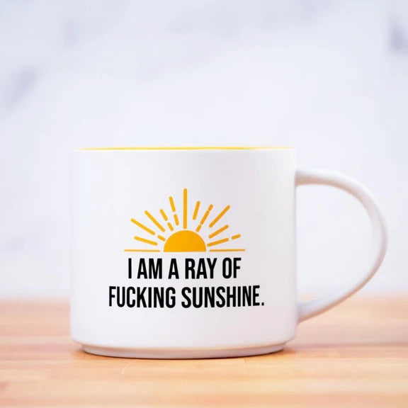I am a Ray of Fucking Sunshine Mug / White