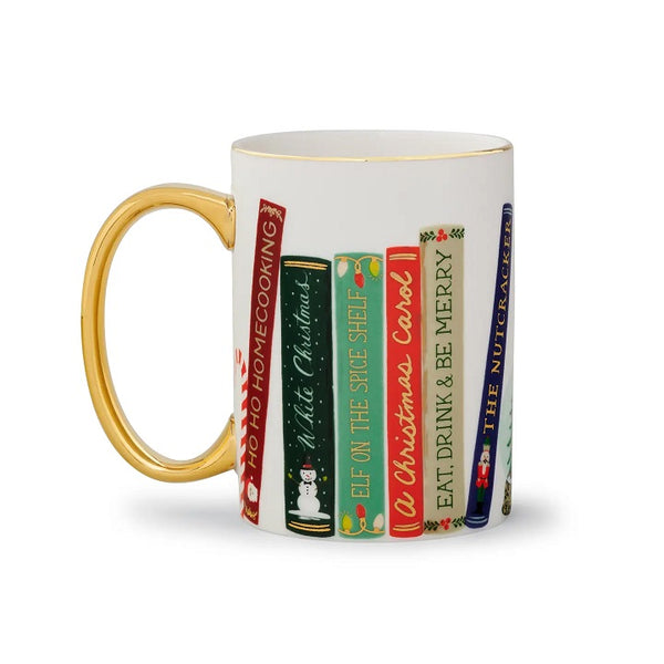 Rifle Paper Co.'s Festive Book Club Mug