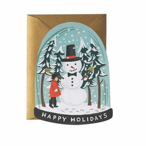 Snow Globe Holiday Card