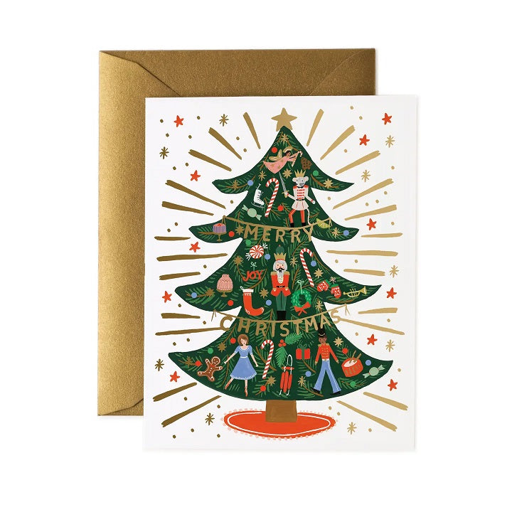 Nutcracker Tree Holiday Card