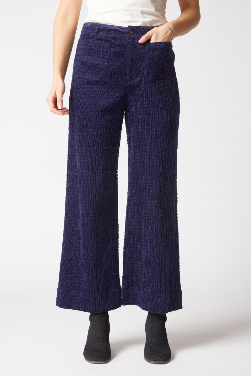 Habitat Rustic Stretch Cord Ankle Pant in Navy