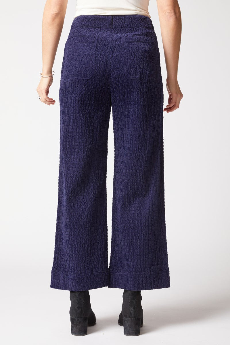 Habitat Rustic Stretch Cord Ankle Pant in Navy