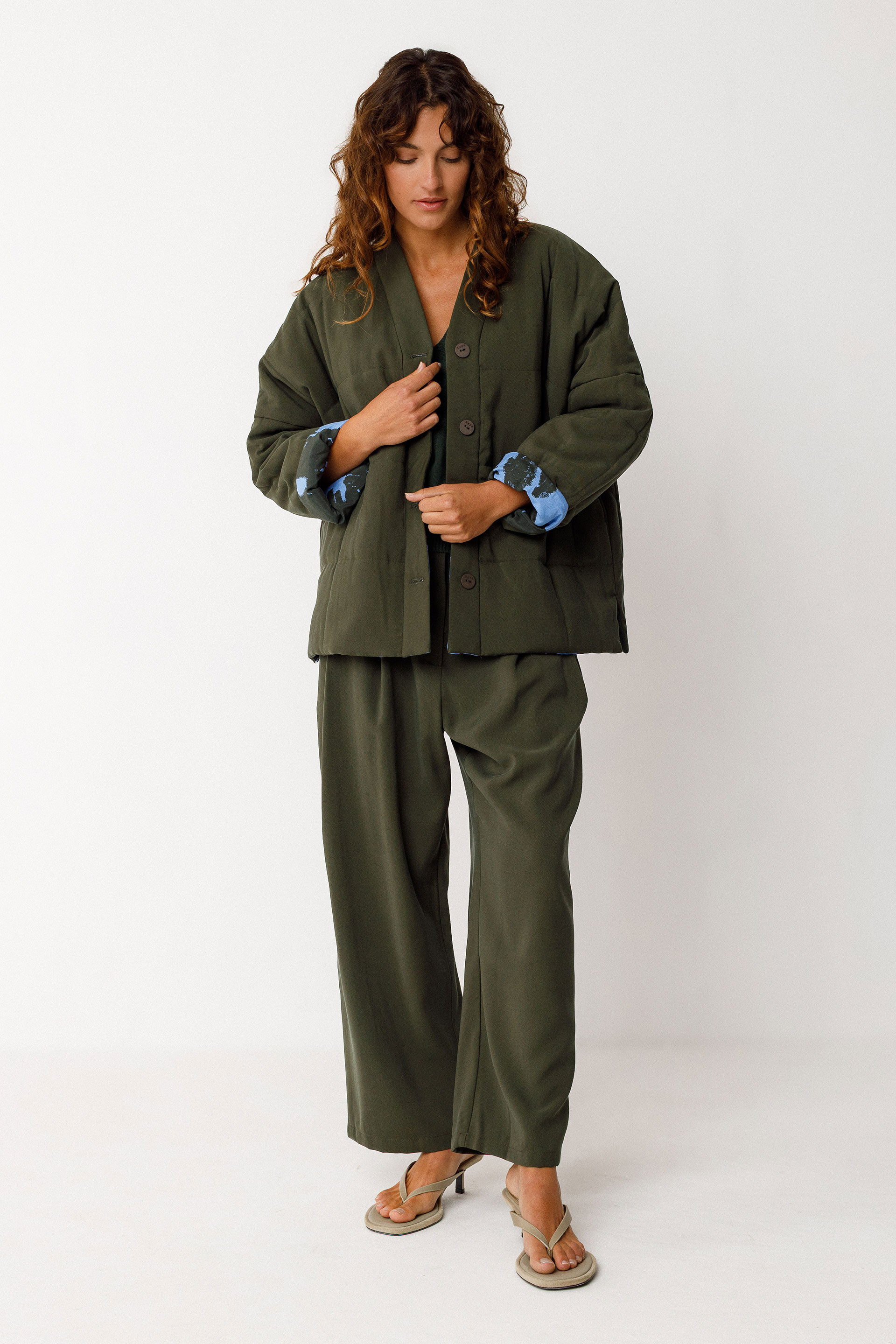 SKFK's Alana Jacket in Bottle Green