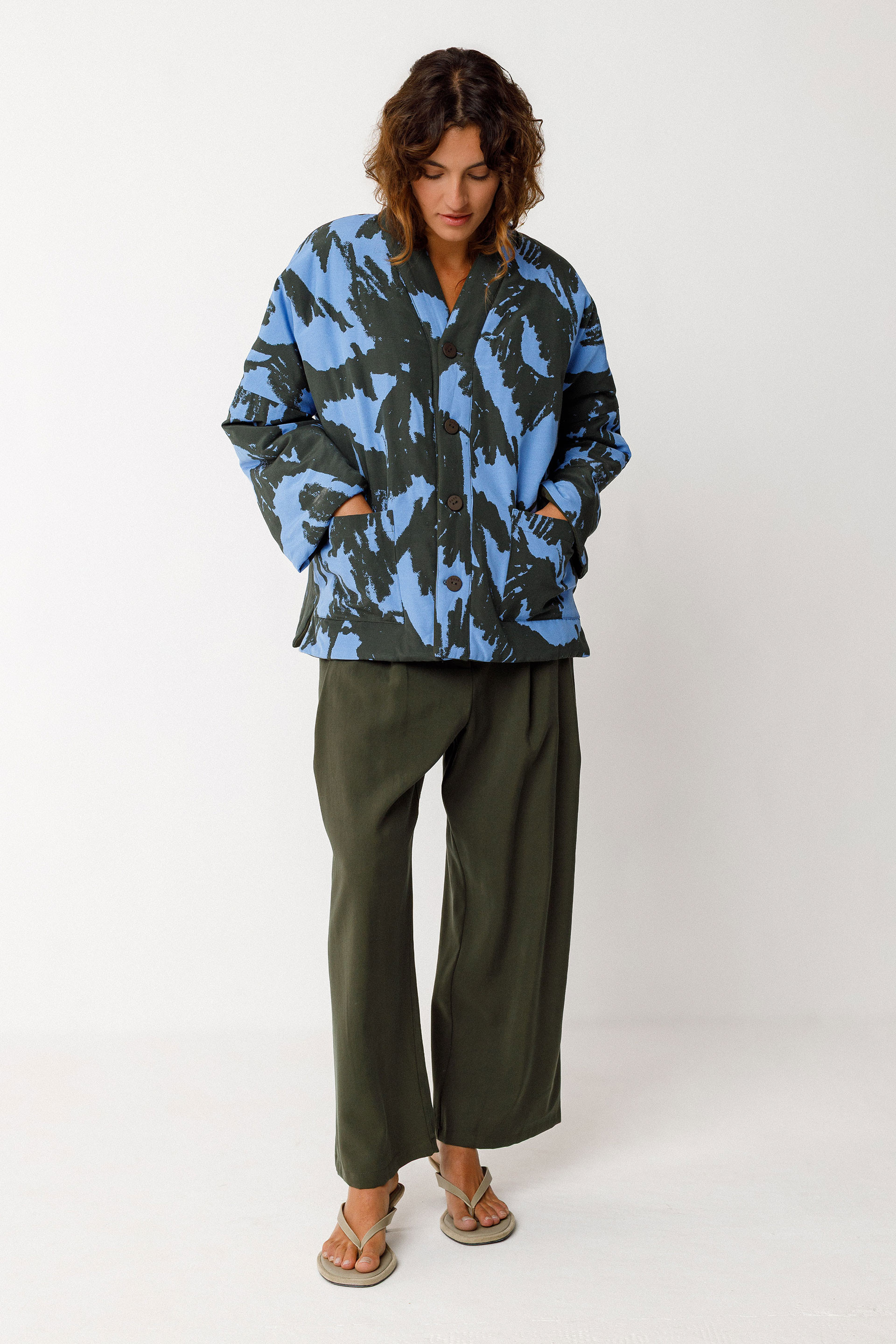 SKFK's Alana Jacket in Bottle Green