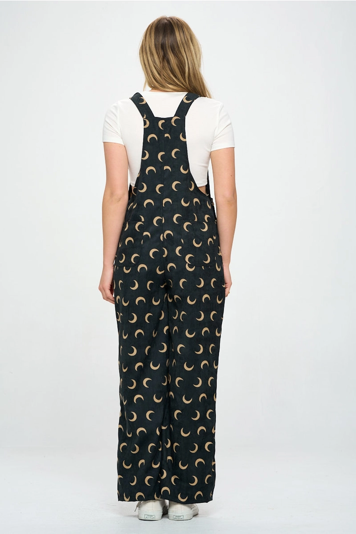 Print Corduroy Overalls / Click for Styles