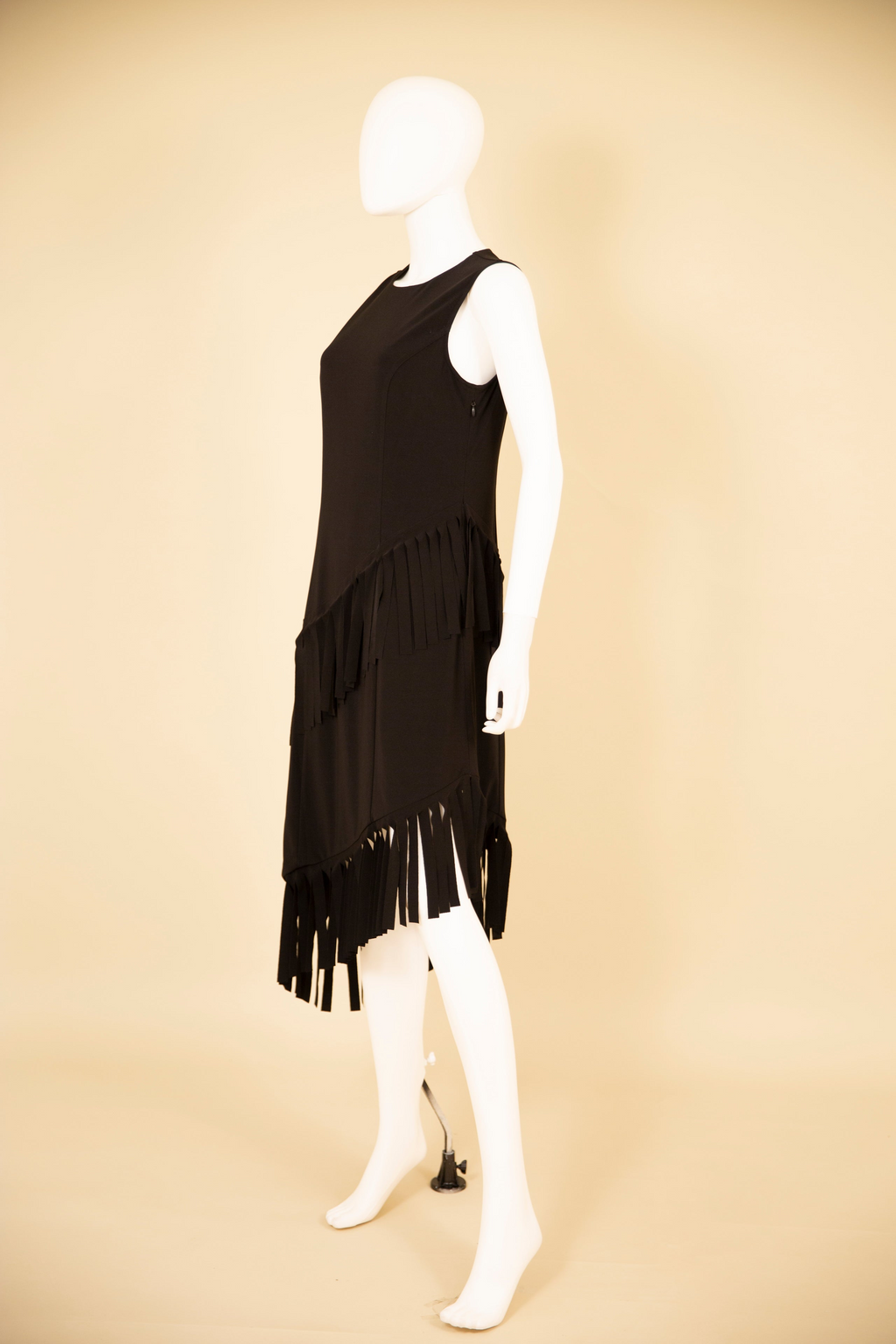 Samuel Dong's Asymmetric Dress in Black