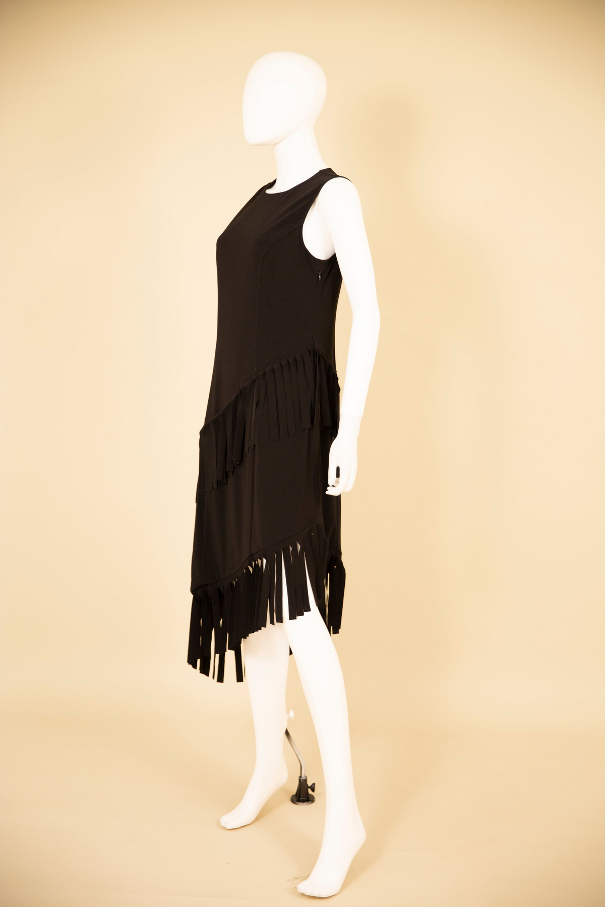Samuel Dong's Asymmetric Dress in Black