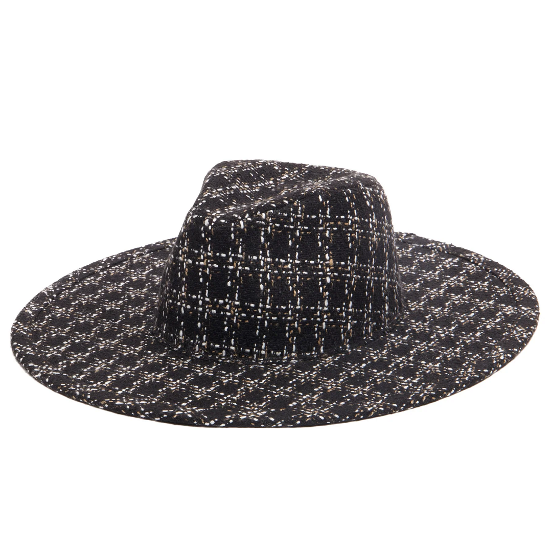 Aria Mixed Tweed Fedora