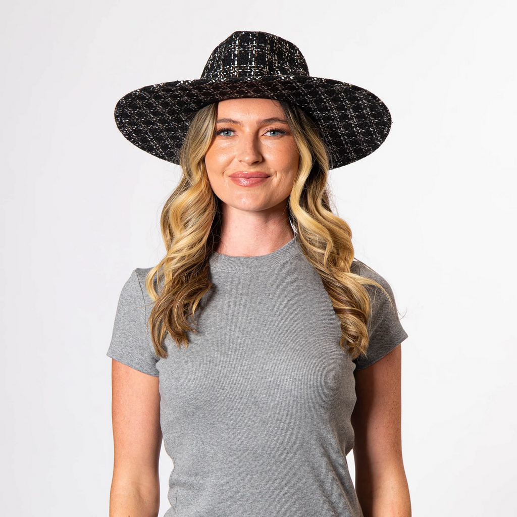 Aria Mixed Tweed Fedora