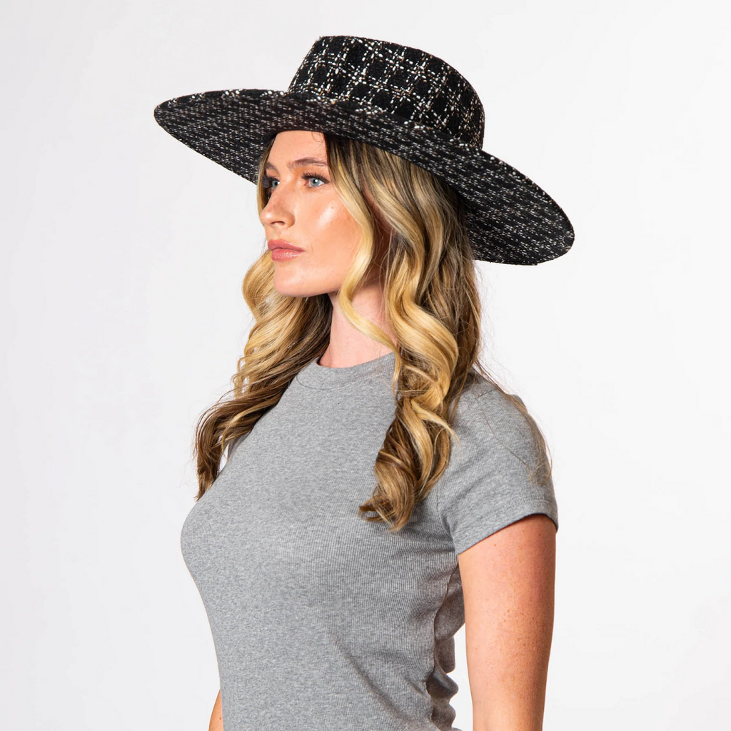 Aria Mixed Tweed Fedora