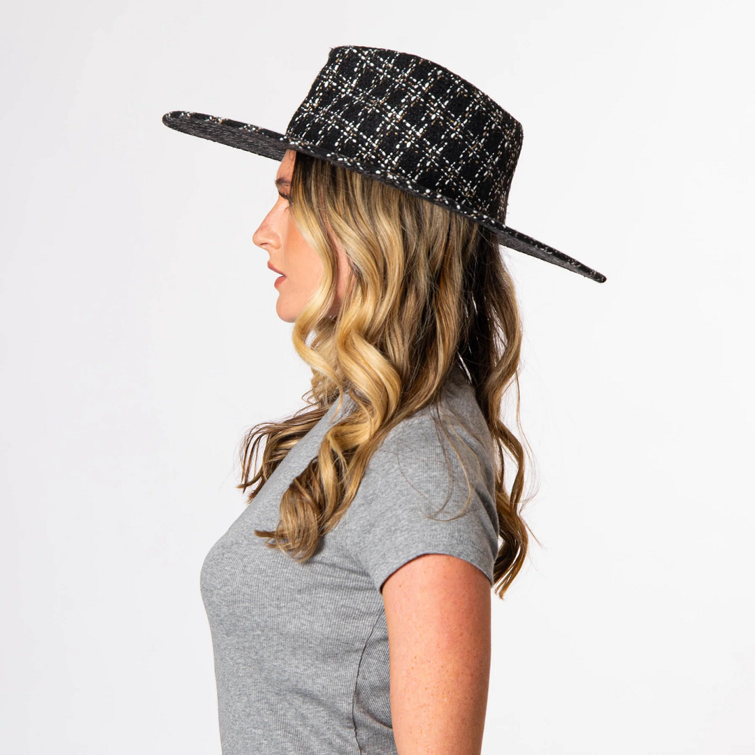 Aria Mixed Tweed Fedora