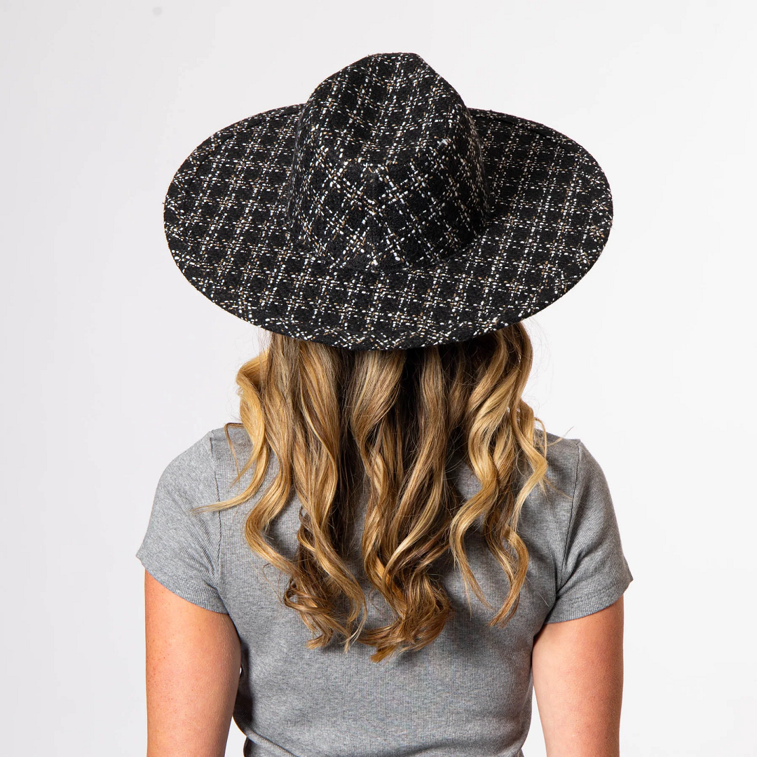 Aria Mixed Tweed Fedora