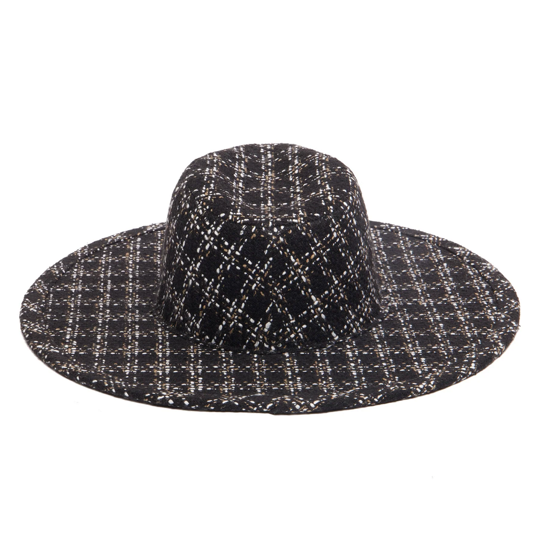 Aria Mixed Tweed Fedora