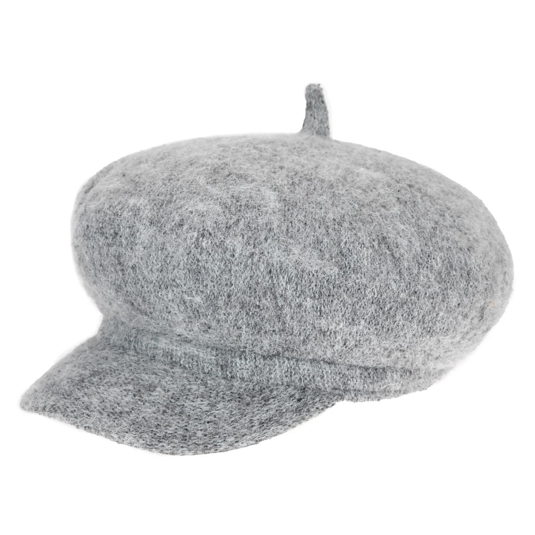 Early Fog Baker Boy Cap in Charcoal