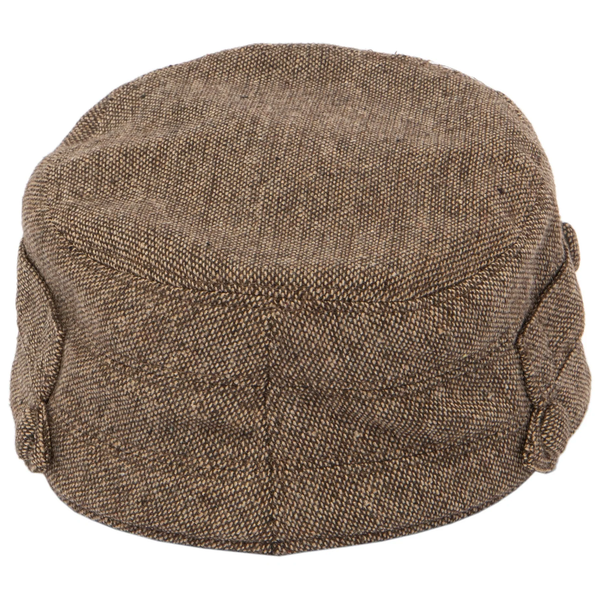 Speckled Tweed Cap in Brown